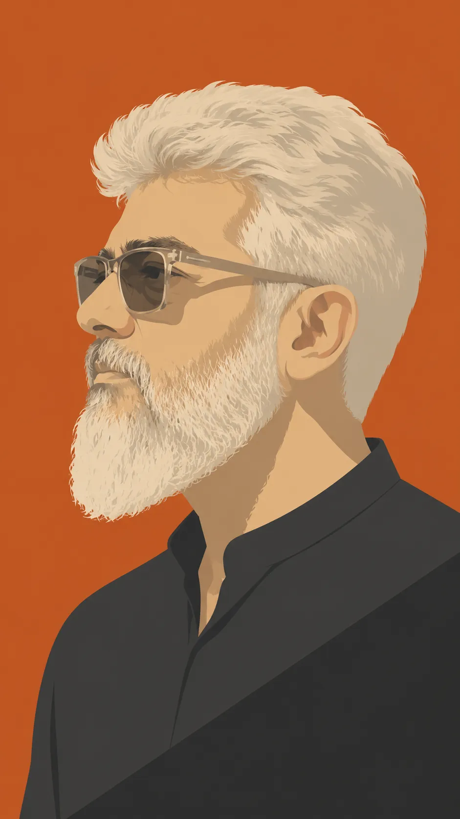 Stylized Profile Portrait