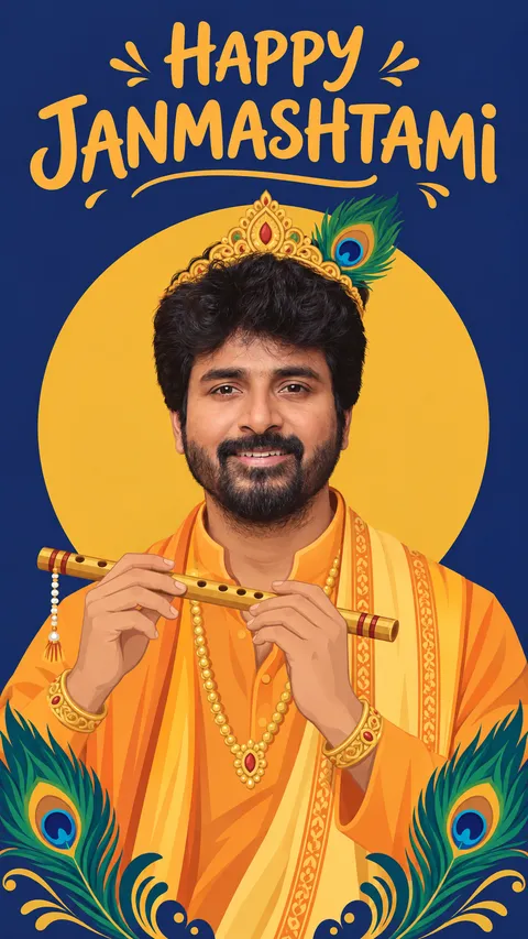 Janmashtami Festival Poster