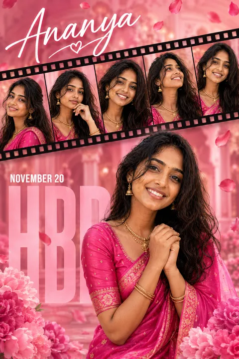 Vibrant Birthday Tribute Poster