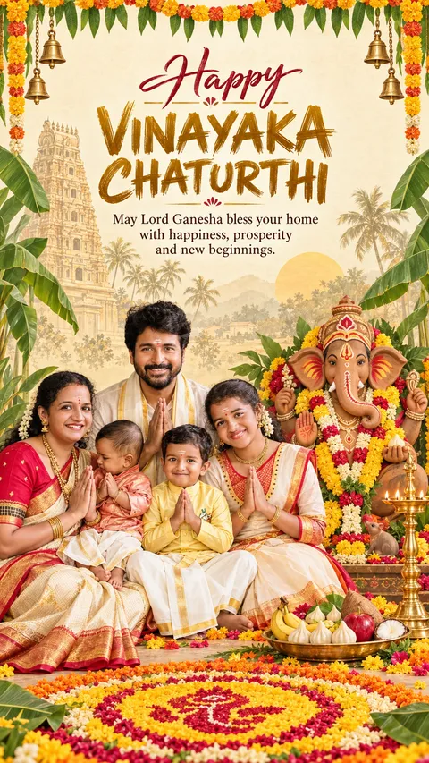 Vinayaka Chaturthi Greeting Card