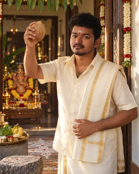 Vinayaka Chaturthi Ritual Portrait