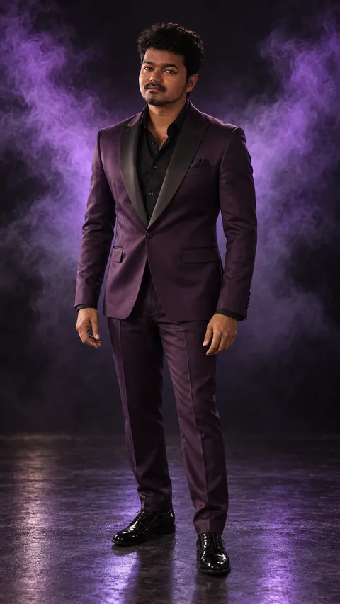 Violet Smoke Elegance
