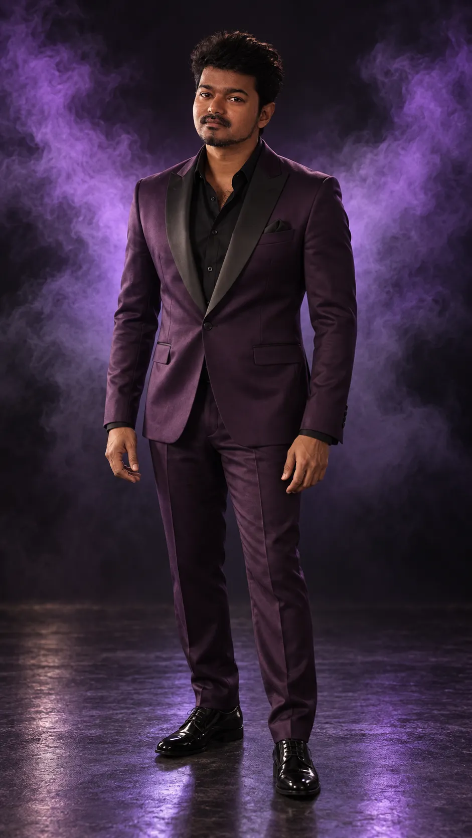 Violet Smoke Elegance