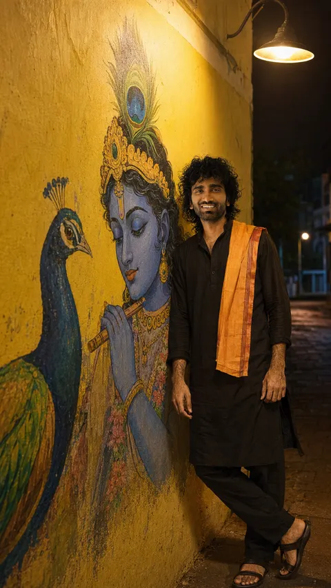 Divine Encounter at Night