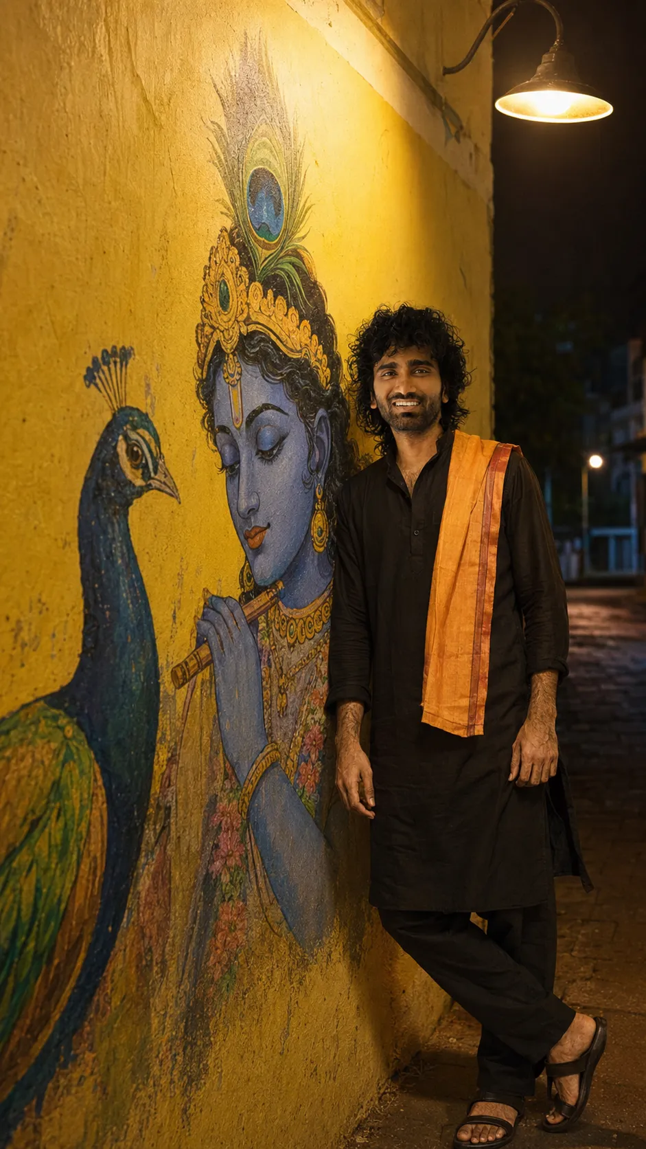 Divine Encounter at Night