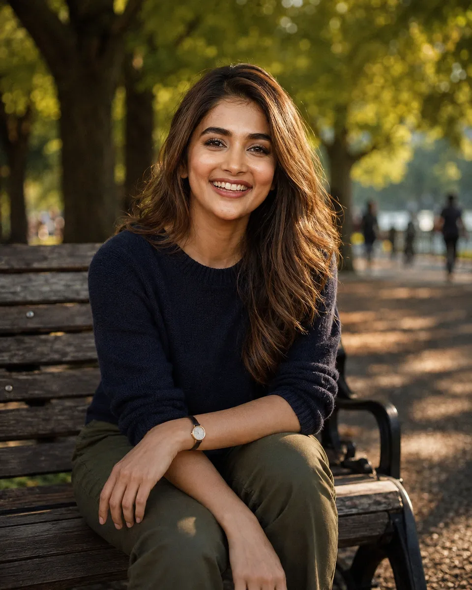 Warm Afternoon Park Portrait