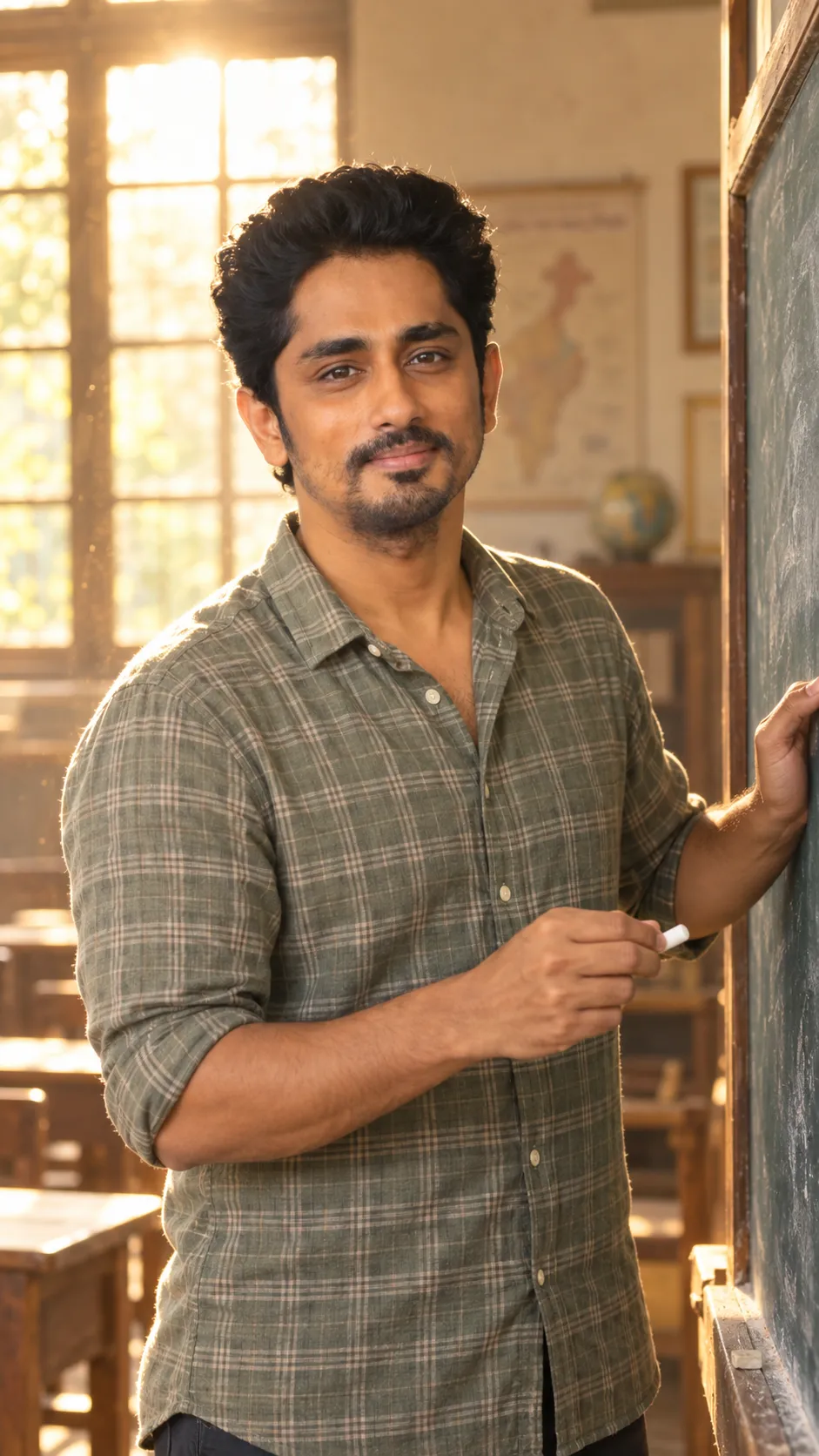 Warm Teacher's Day Portrait