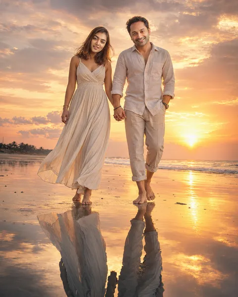 Wet Beach Sand Mirror