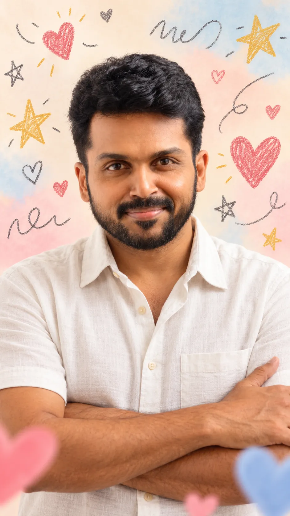 Whimsical Teacher's Day Portrait